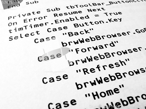 Image of Programming Source Code