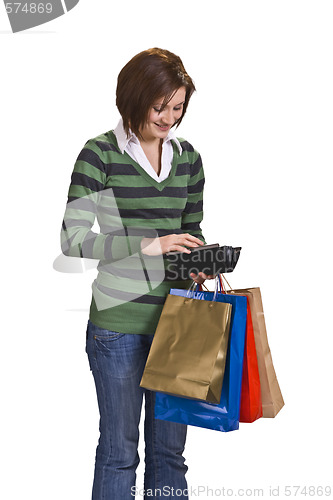 Image of Woman out shopping