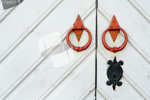 Image of Old wooden gates