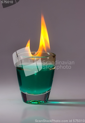 Image of flaming drink