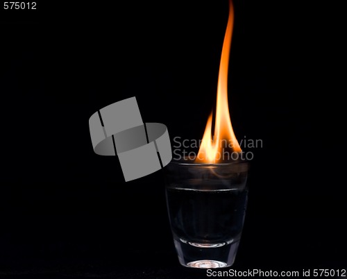 Image of burning glass