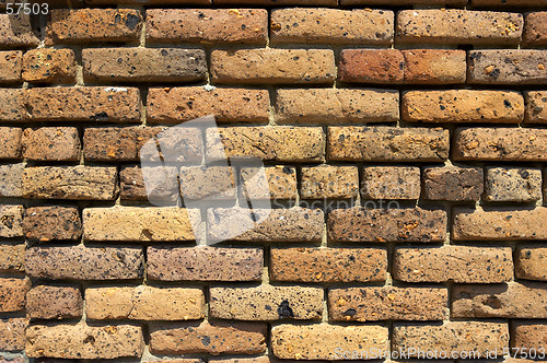 Image of yellow brick wall