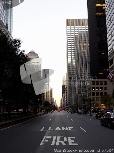 Image of View down park avenue