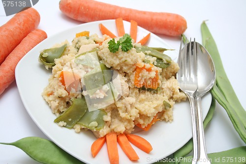 Image of couscous with vegetables