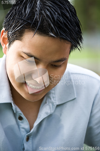 Image of Happy asian man