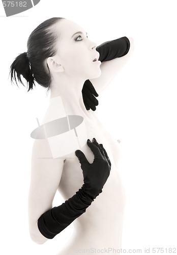 Image of black gloves