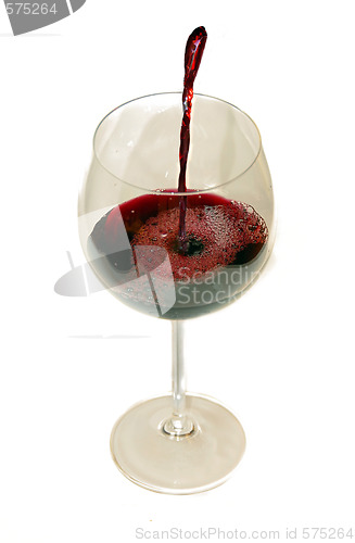 Image of Pouring red wine