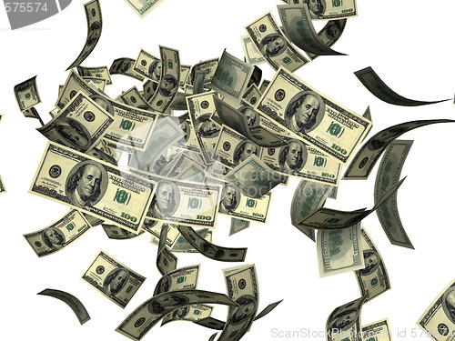 Image of Firework of dollars
