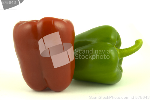 Image of Two bell peppers