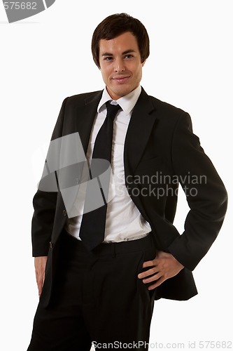 Image of Smililng business man