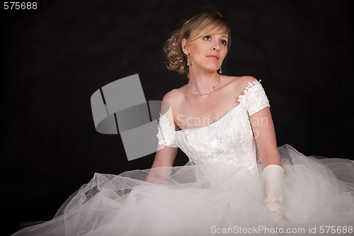 Image of Woman in wedding gown