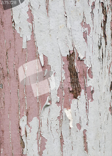 Image of old wood peeling paint
