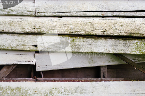 Image of old grungy wall falling down