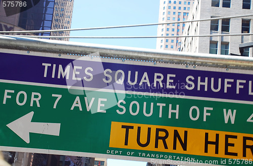 Image of Traffic sign in New York