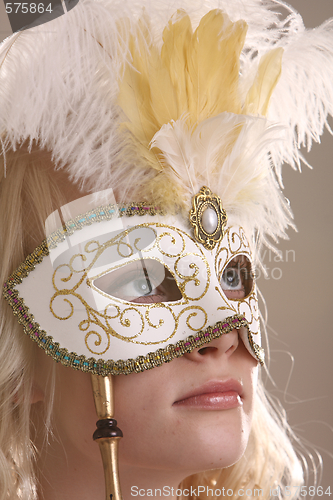 Image of Woman with mask