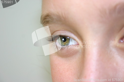 Image of Girls green eyes