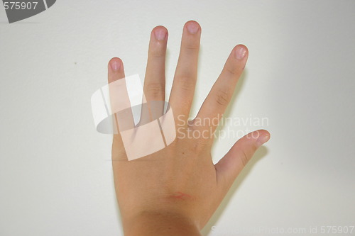 Image of Girls left hand