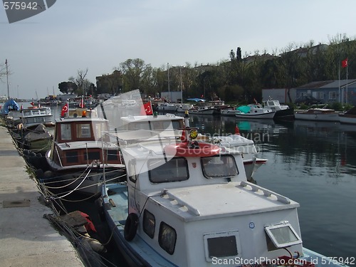 Image of boats on the river