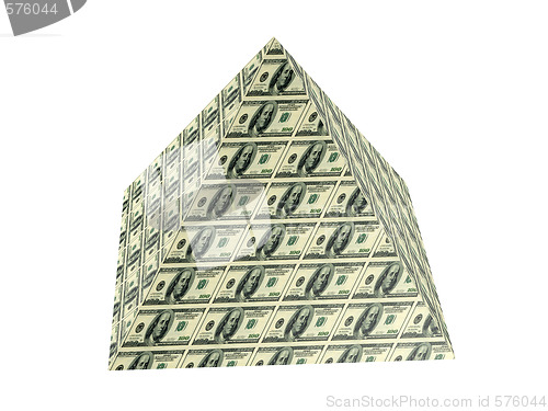 Image of Dollar pyramid