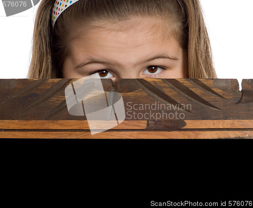 Image of Peeking Child