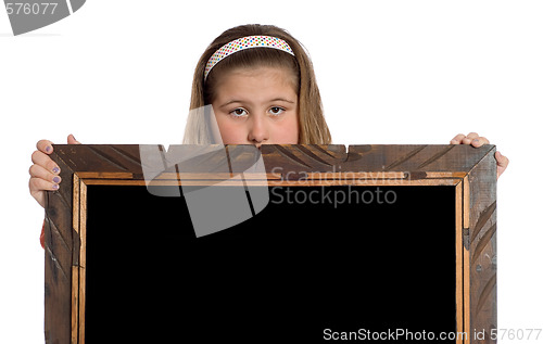 Image of Child Holding Frame