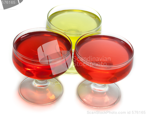 Image of Red and yellow jelly