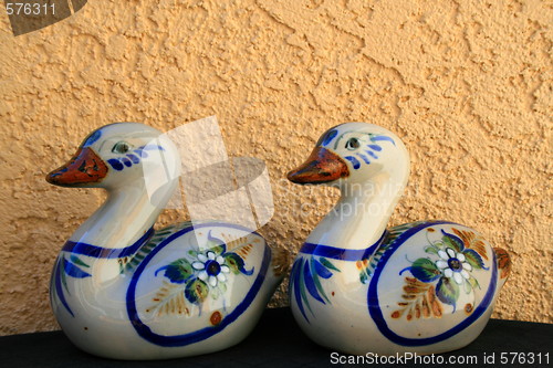 Image of Two Duck Figurines