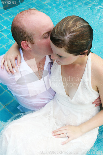 Image of Just married couple.