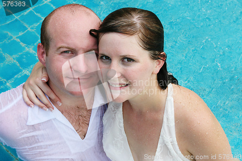 Image of Just married couple.