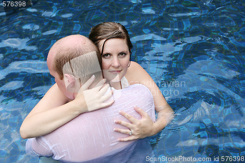 Image of Just married couple.