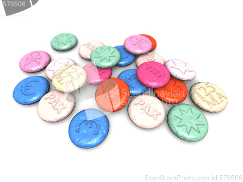 Image of ecstasy pills