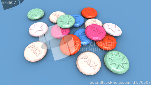 Image of ecstasy pills