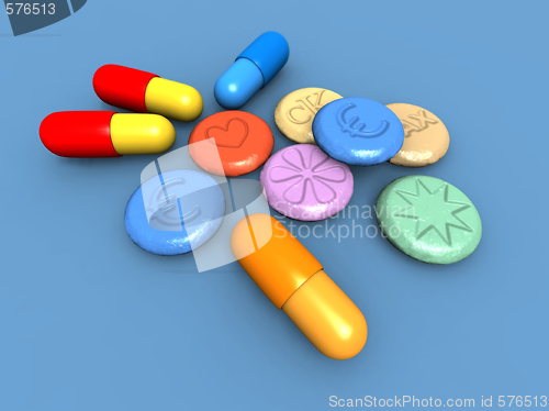 Image of ecstasy pills
