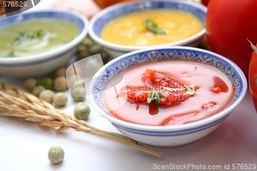 Image of fresh soups