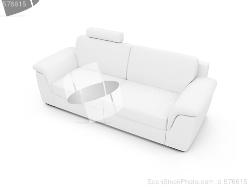 Image of Couch over white