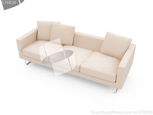 Image of Couch over white