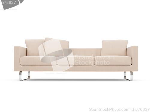 Image of Couch over white