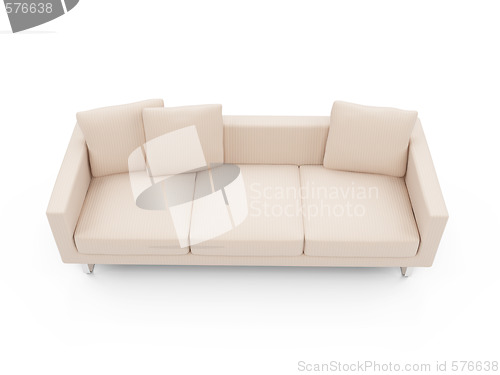 Image of Couch over white