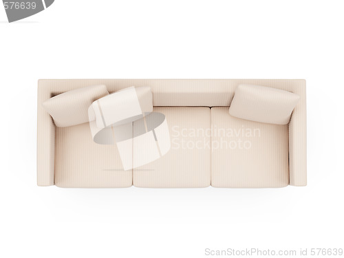 Image of Couch over white