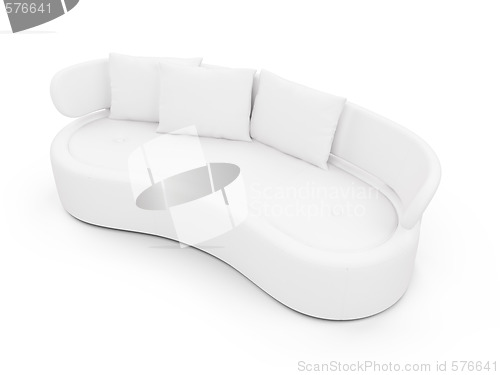 Image of Couch over white