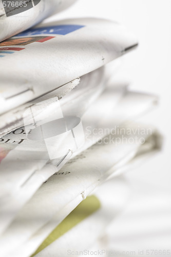Image of pile of newspapers