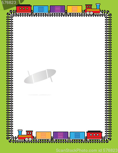 Image of Train Border