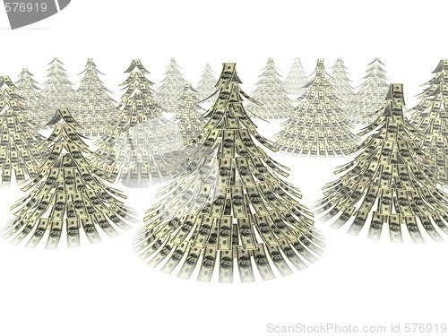 Image of Christmas dollars