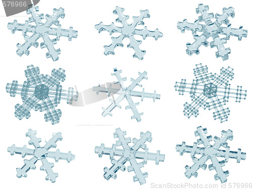 Image of snowflakes