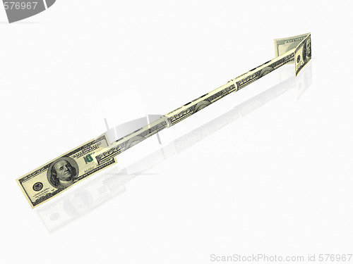 Image of Dollar arrow