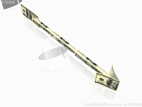 Image of Dollar arrow