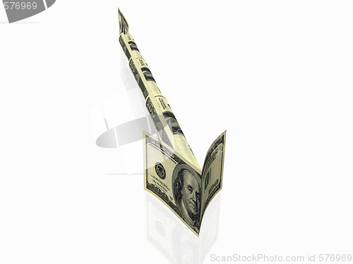 Image of Dollar arrow