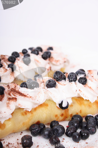 Image of pancakes with blueberries