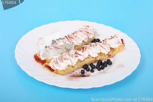 Image of pancakes with blueberries