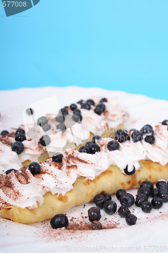 Image of pancakes with blueberries